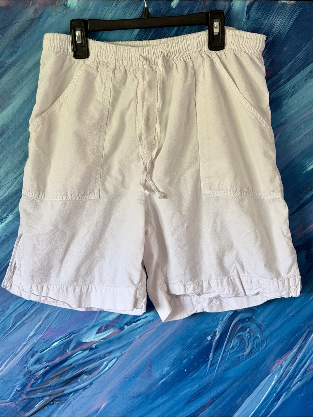 Basic Editions White Cotton Shorts